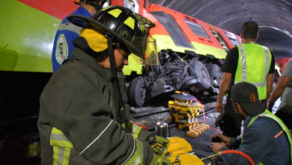 Solicitarán al Metro informe sobre accidente en estación Tacubaya - choque-metro-tacubaya-trabajos
