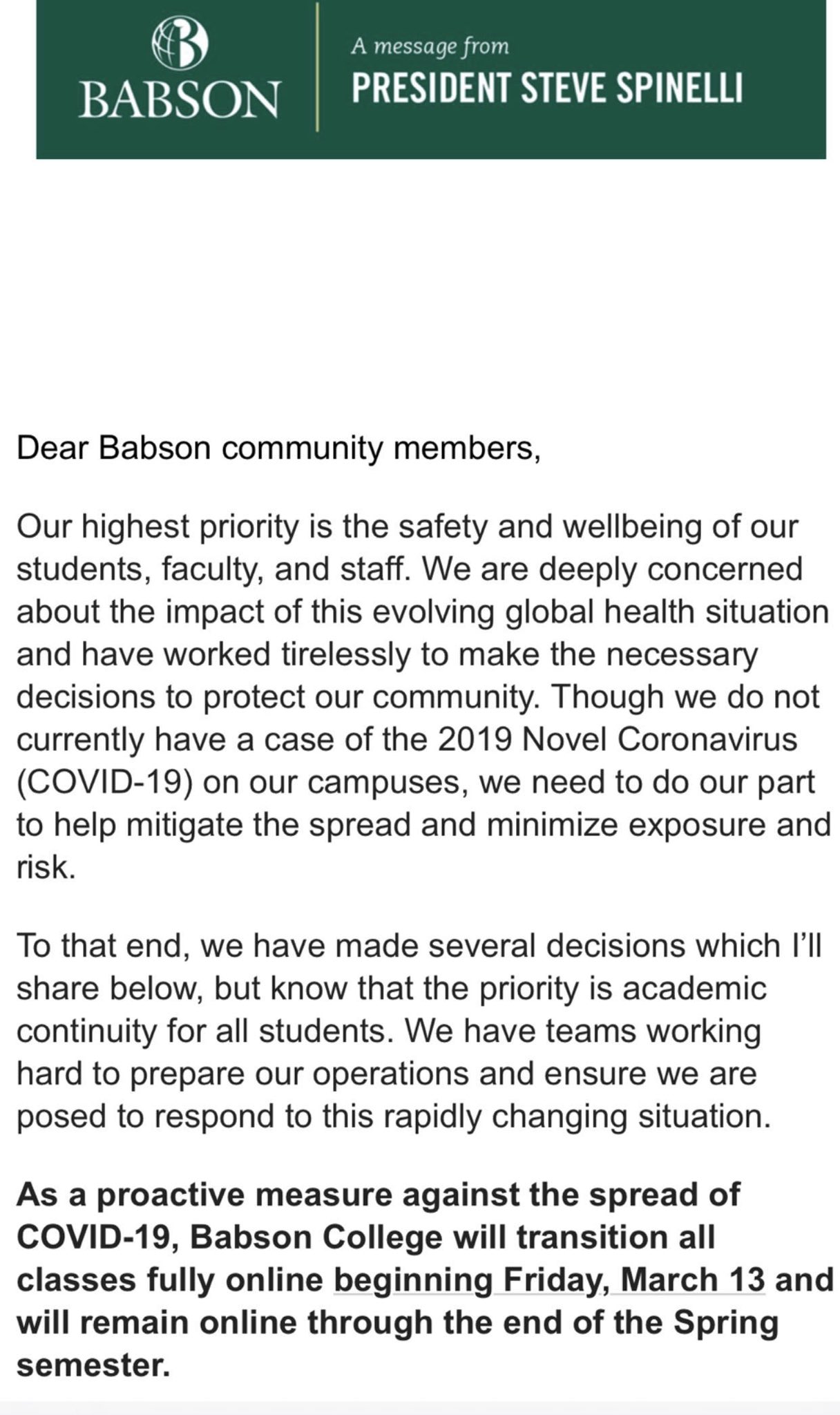 Universidades de EE.UU. cancelan clases por temor al COVID-19 - comunicado-de-la-universidad-de-boston-por-covid-19