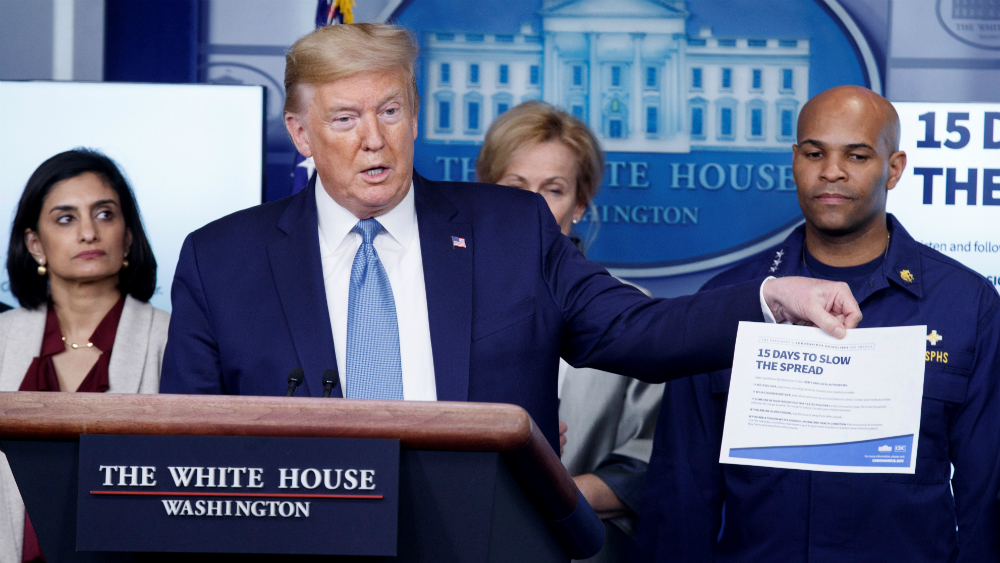 Por COVID-19, EE.UU. podría encaminarse a recesión, asegura Donald Trump Por COVID-19, EE.UU. podría encaminarse a recesión, asegura Donald Trump