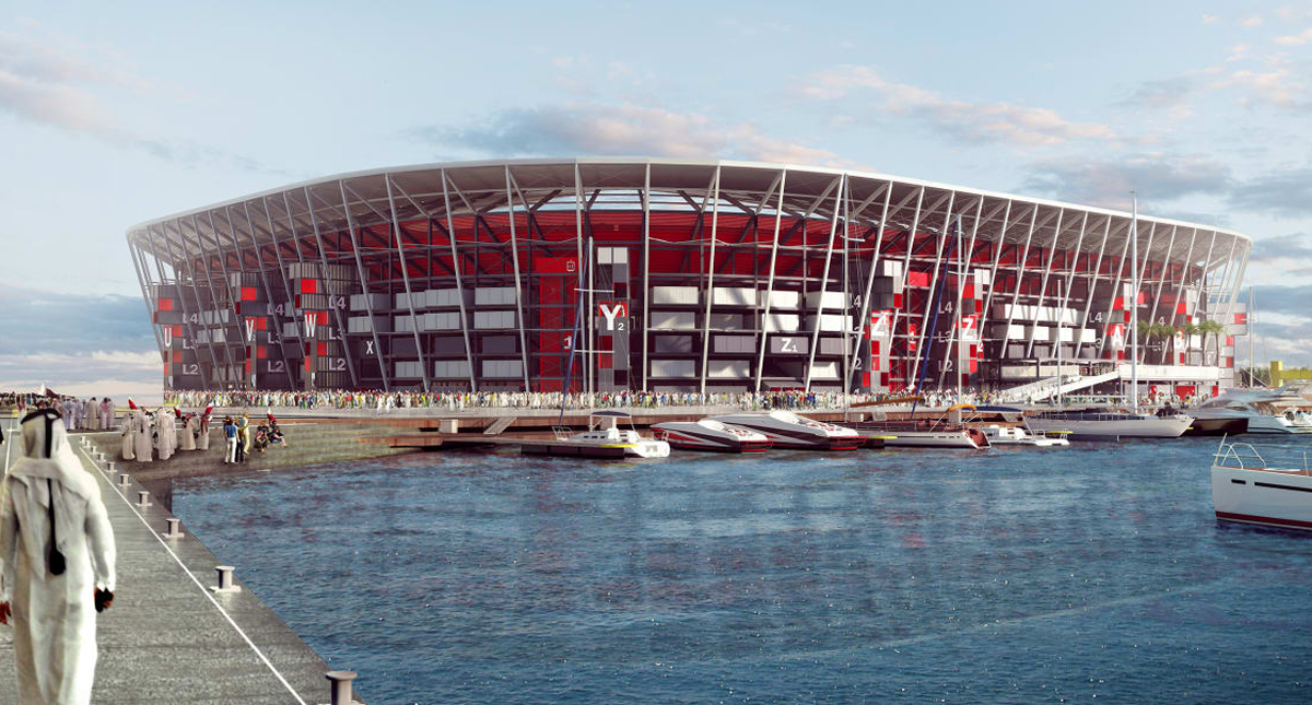 Qatar continúa con la construcción de estadios para el Mundial pese a pandemia de coronavirus Qatar continúa con la construcción de estadios para el Mundial pese a pandemia de coronavirus