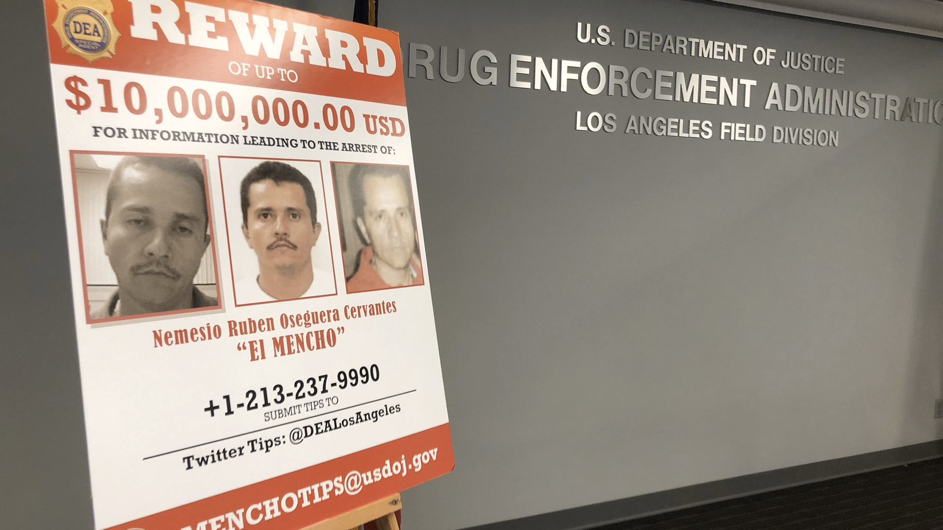 DEA ha detenido a más de 600 integrantes del Cártel Jalisco Nueva Generación