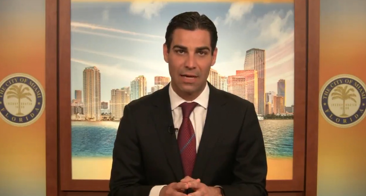 Alcalde de Miami da positivo a coronavirus