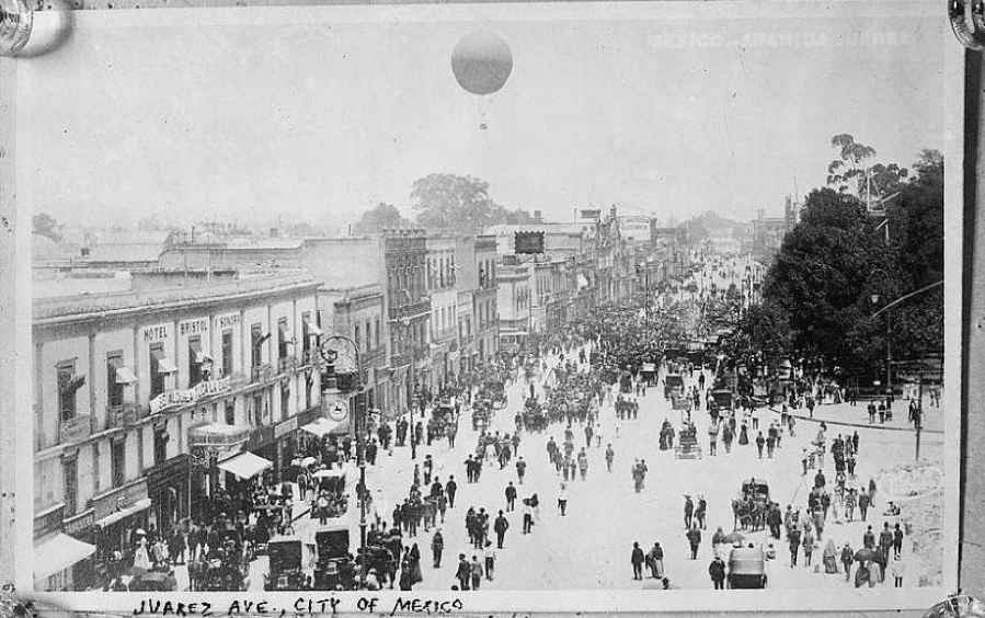 La conquista del aire por los mexicanos - globo