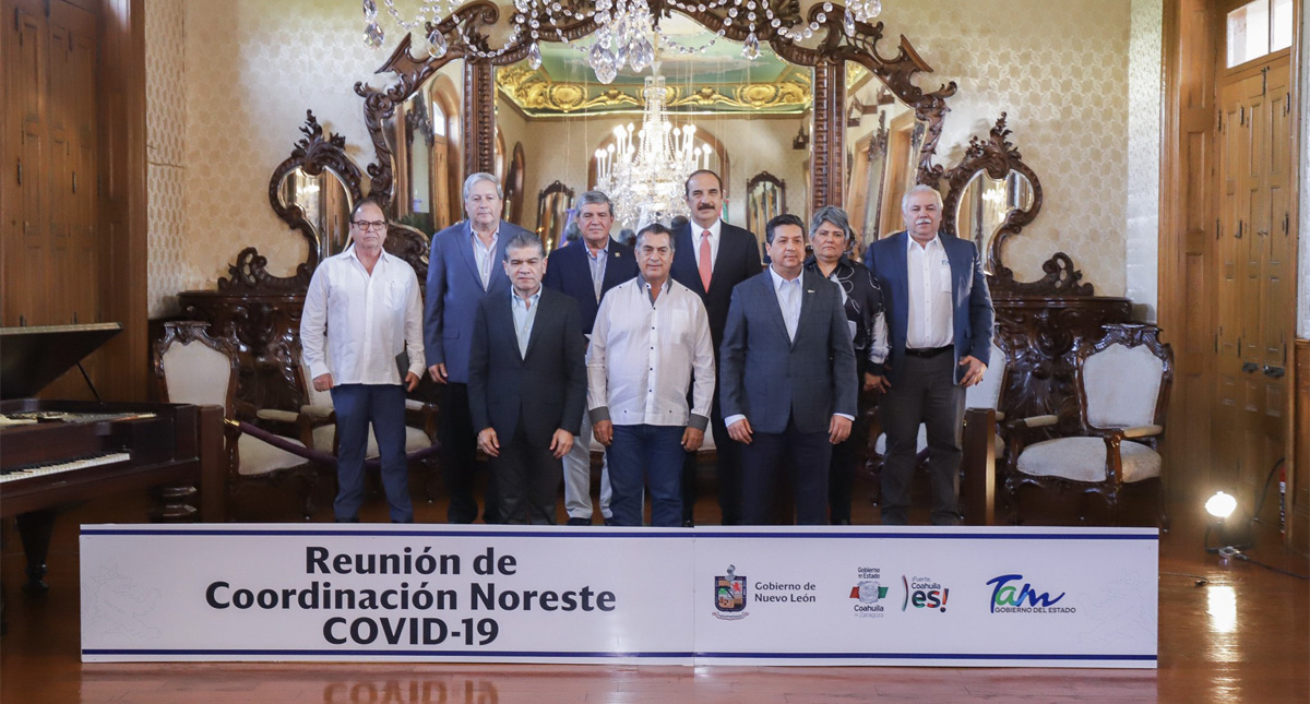 Coahuila, Nuevo León y Tamaulipas presentan estrategia conjunta contra COVID-19