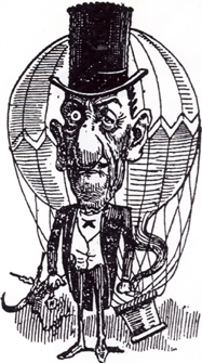 La conquista del aire por los mexicanos - grabado