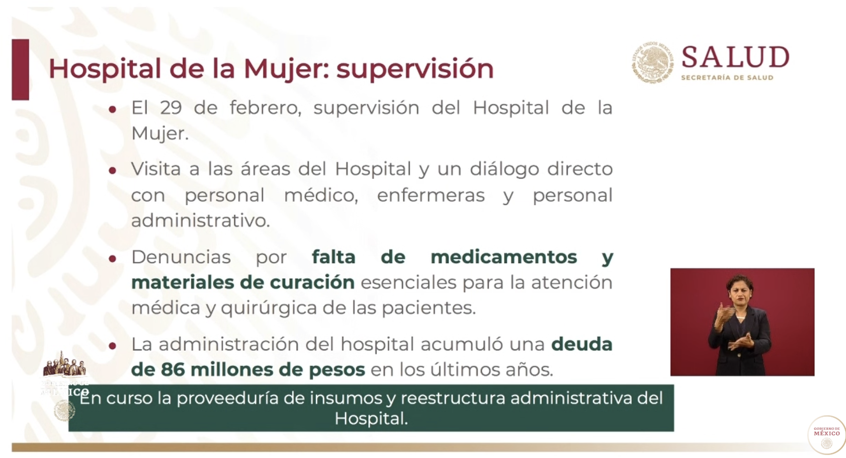 Reactivan servicios en Instituto Nacional de Neurología y Neurocirugía - hospital-de-la-mujer-lopez-gatell
