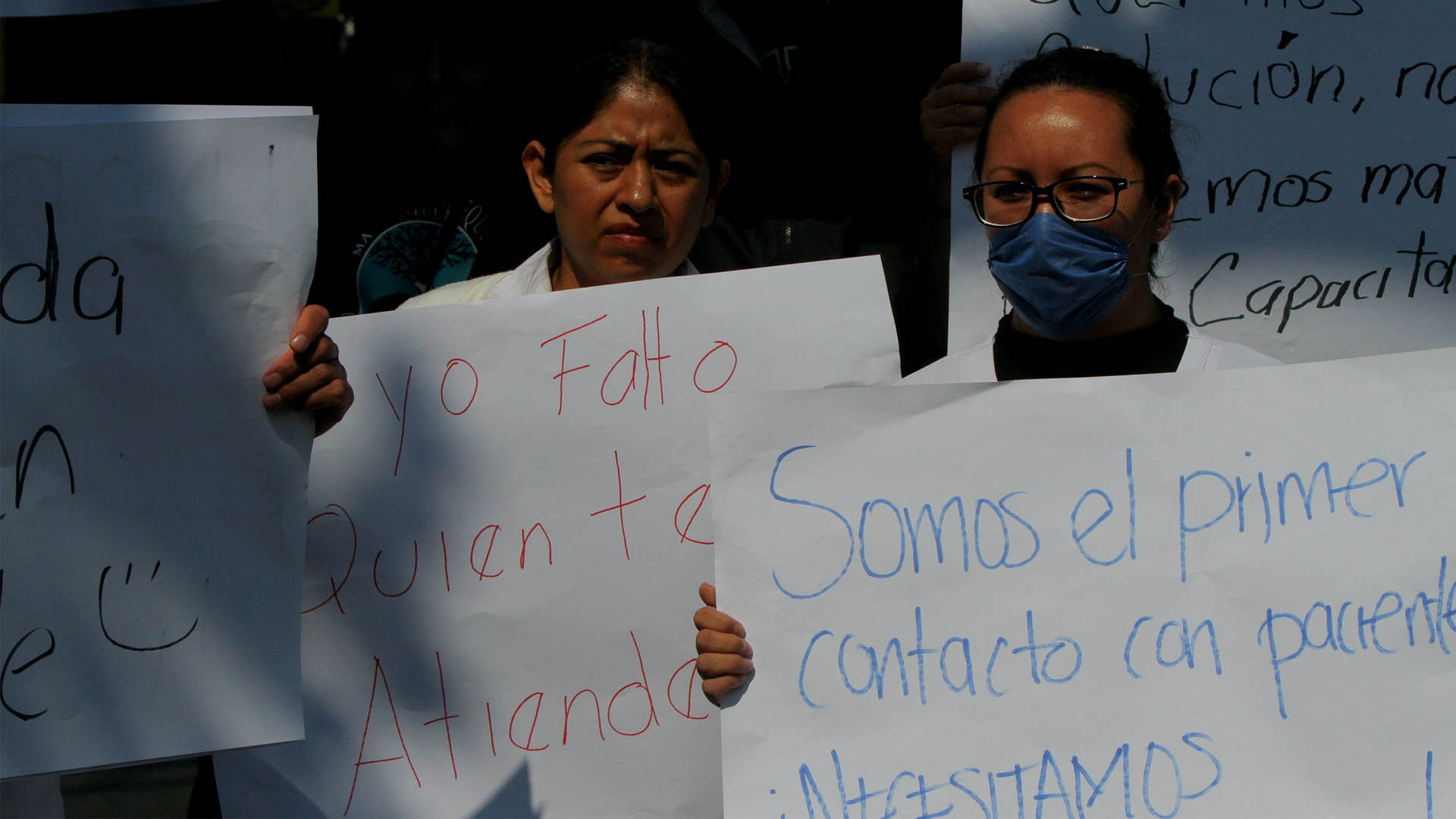 Personal del IMSS protesta en Eje 4 Sur; Instituto garantiza abasto de insumos Personal del IMSS protesta en Eje 4 Sur; Instituto garantiza abasto de insumos