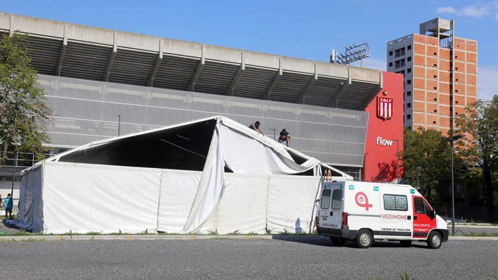 Club Estudiantes de La Plata cede estadio para atención del COVID-19
