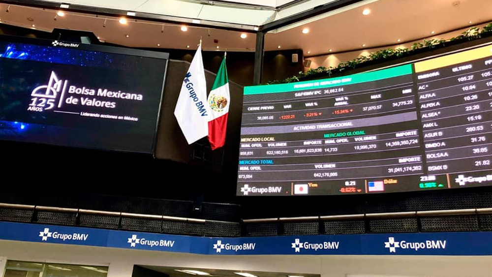 Bolsa Mexicana de Valores cierra con ganancia del 2.81 %