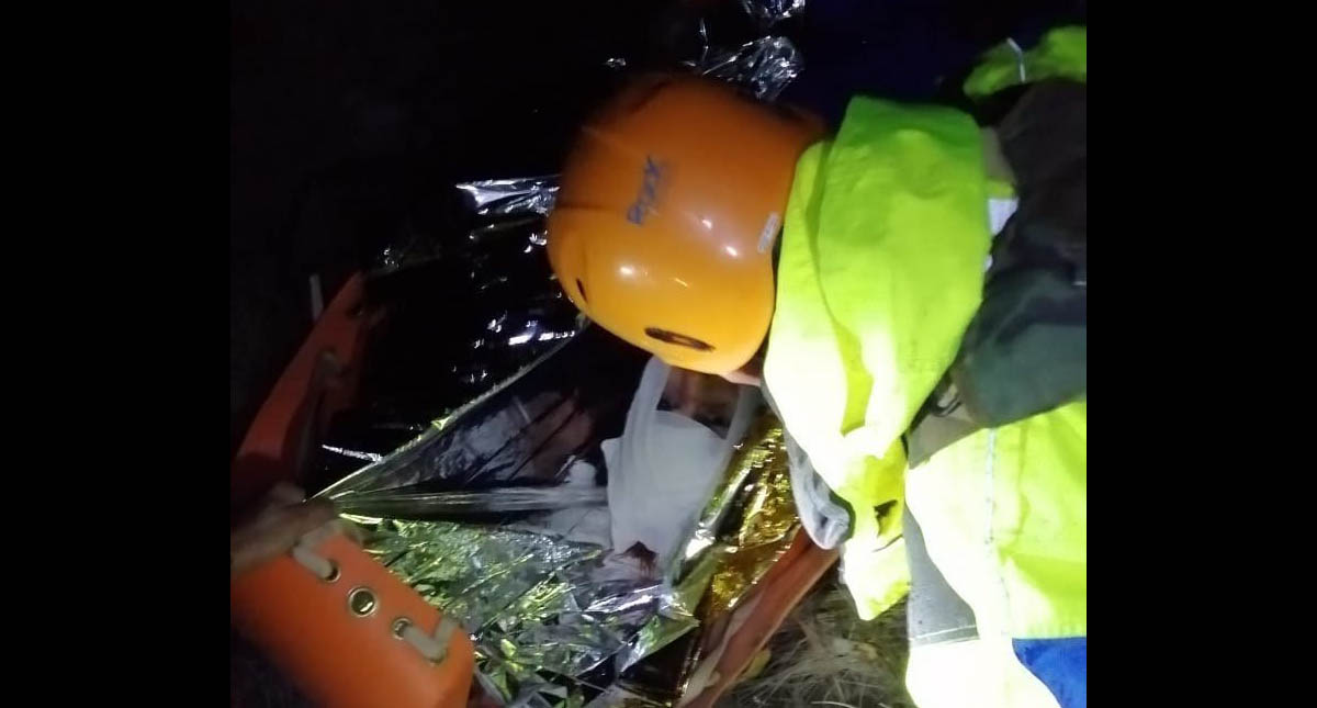 Mujer resulta con lesión grave tras caer en el Nevado de Colima