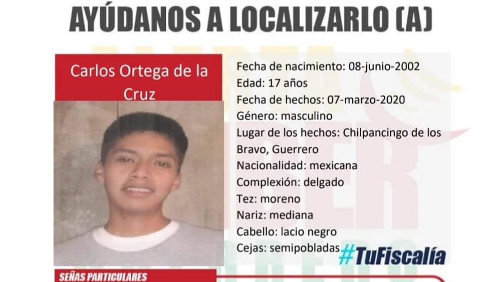 Localizan con vida a hijo de vocero de padres de normalistas de Ayotzinapa