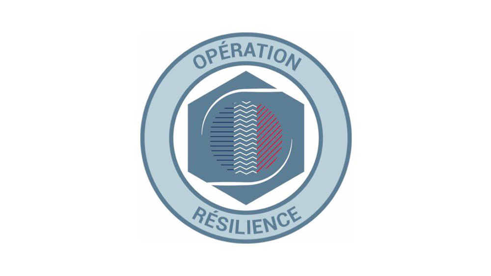 Francia despliega operación militar para luchar contra el COVID-19 - logo-del-operativo-militar-resilience-contra-el-covid-19-en-francia