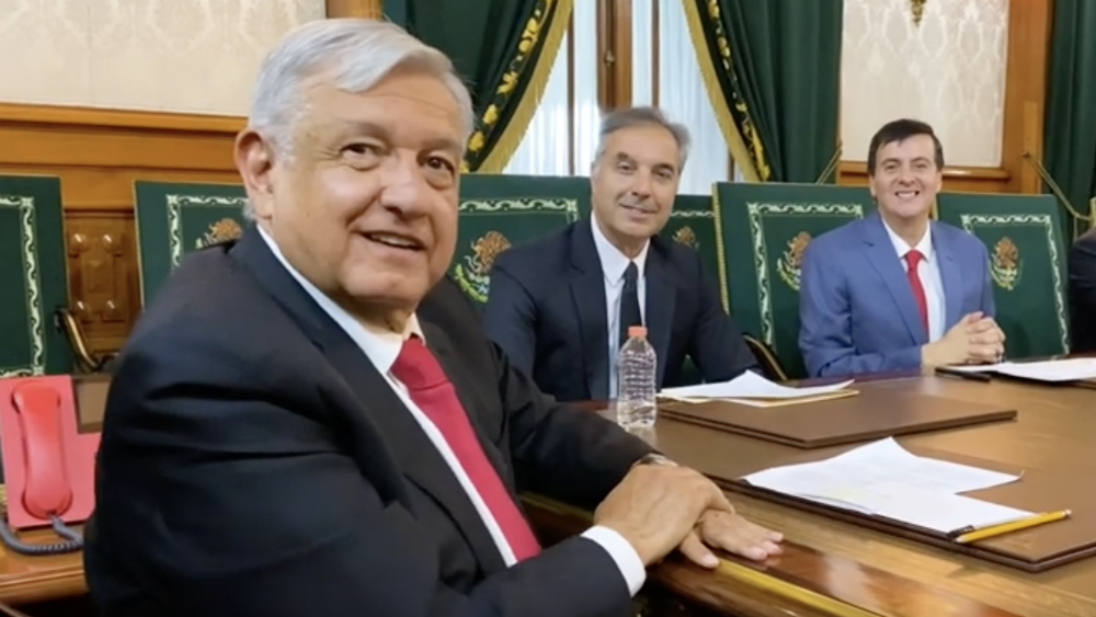 Hay Estado de Derecho en México, dijo AMLO en reunión con directivos de DHL