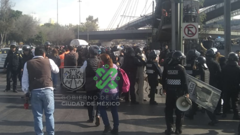 Reabren Circuito Interior tras bloqueo de manifestantes