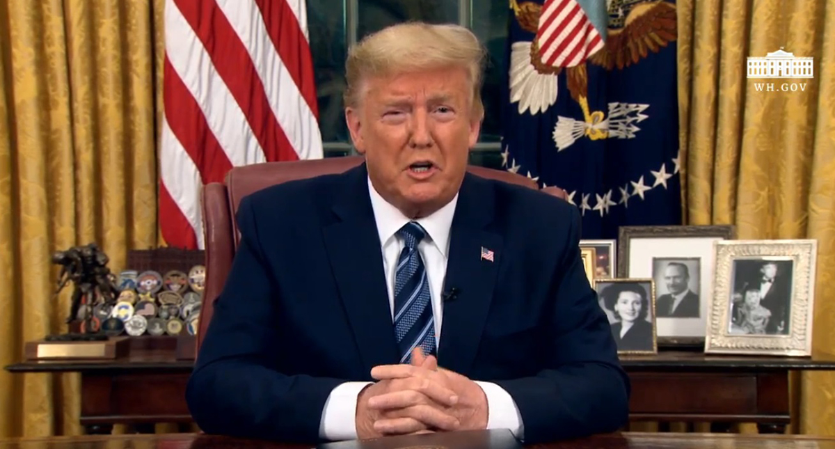 Trump suspende vuelos de Europa a Estados Unidos por 30 días