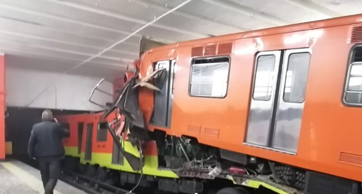 Identifican al pasajero que murió en choque de trenes en Tacubaya