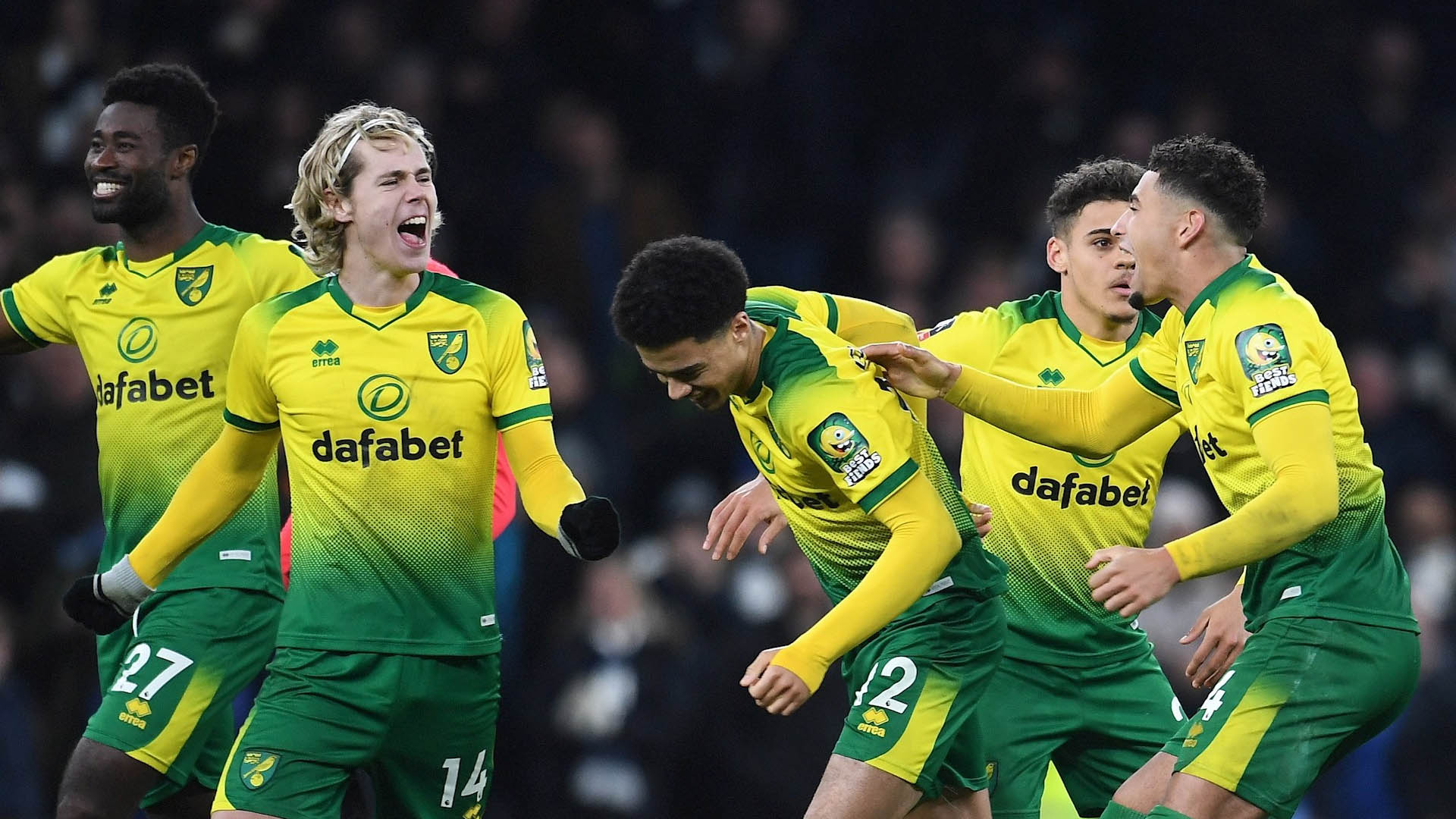 El último lugar de la Premier League elimina al Tottenham en la FA Cup - norwich-tottenham-partido-fa-cup-2