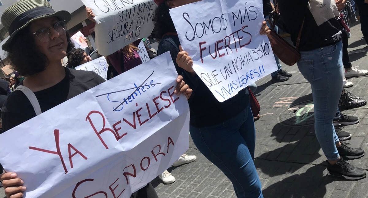 Ni una más y justicia, demandas de mujeres en Pachuca, Hidalgo