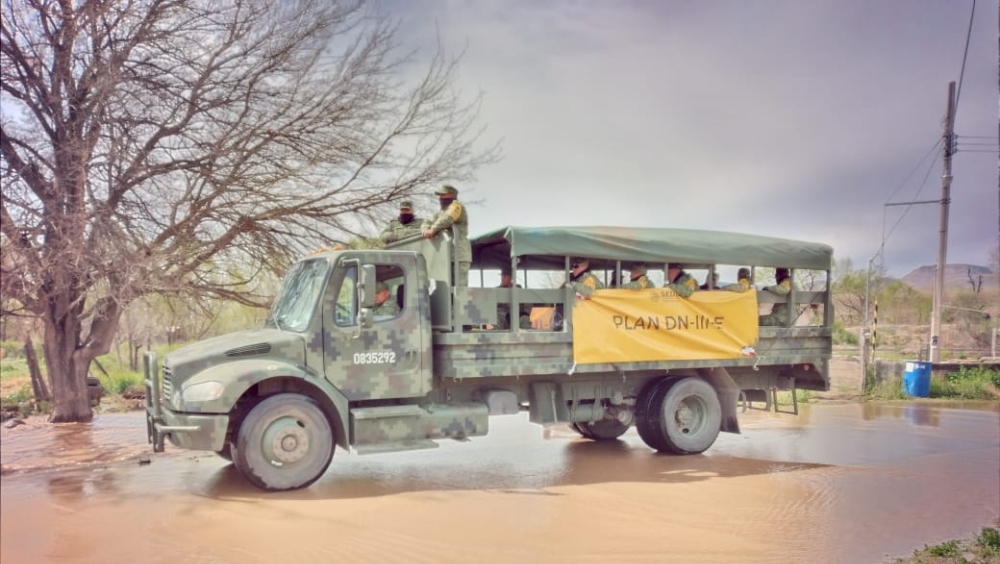 Activan Plan DN-III-E por lluvias en Chihuahua