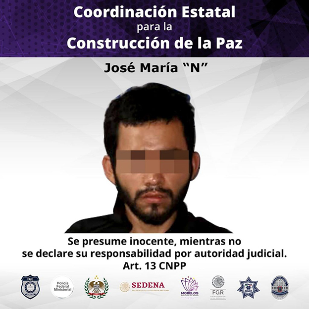 Decomisan arsenal y aseguran casa de seguridad de 'Los Rojos' en Morelos - presunto-miembro-de-los-rojos-detenido-en-morelos