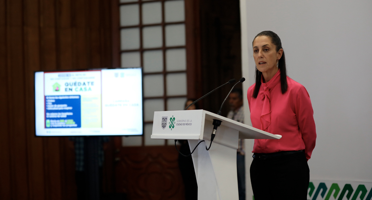 Tráfico en Ciudad de México baja 61 % por COVID-19, informa Sheinbaum Tráfico en Ciudad de México baja 61 % por COVID-19, informa Sheinbaum