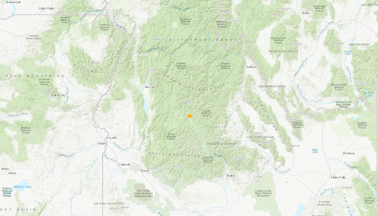 Se registra sismo 6.5 en Idaho, Estados Unidos