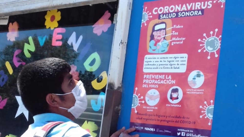 Confirman cinco casos positivos de COVID-19 en Sonora