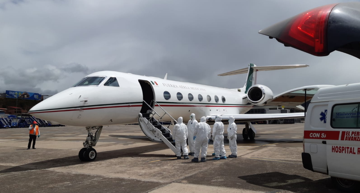 #Video Aterriza en Mérida la señora Ethel Trujillo tras rescate de Perú