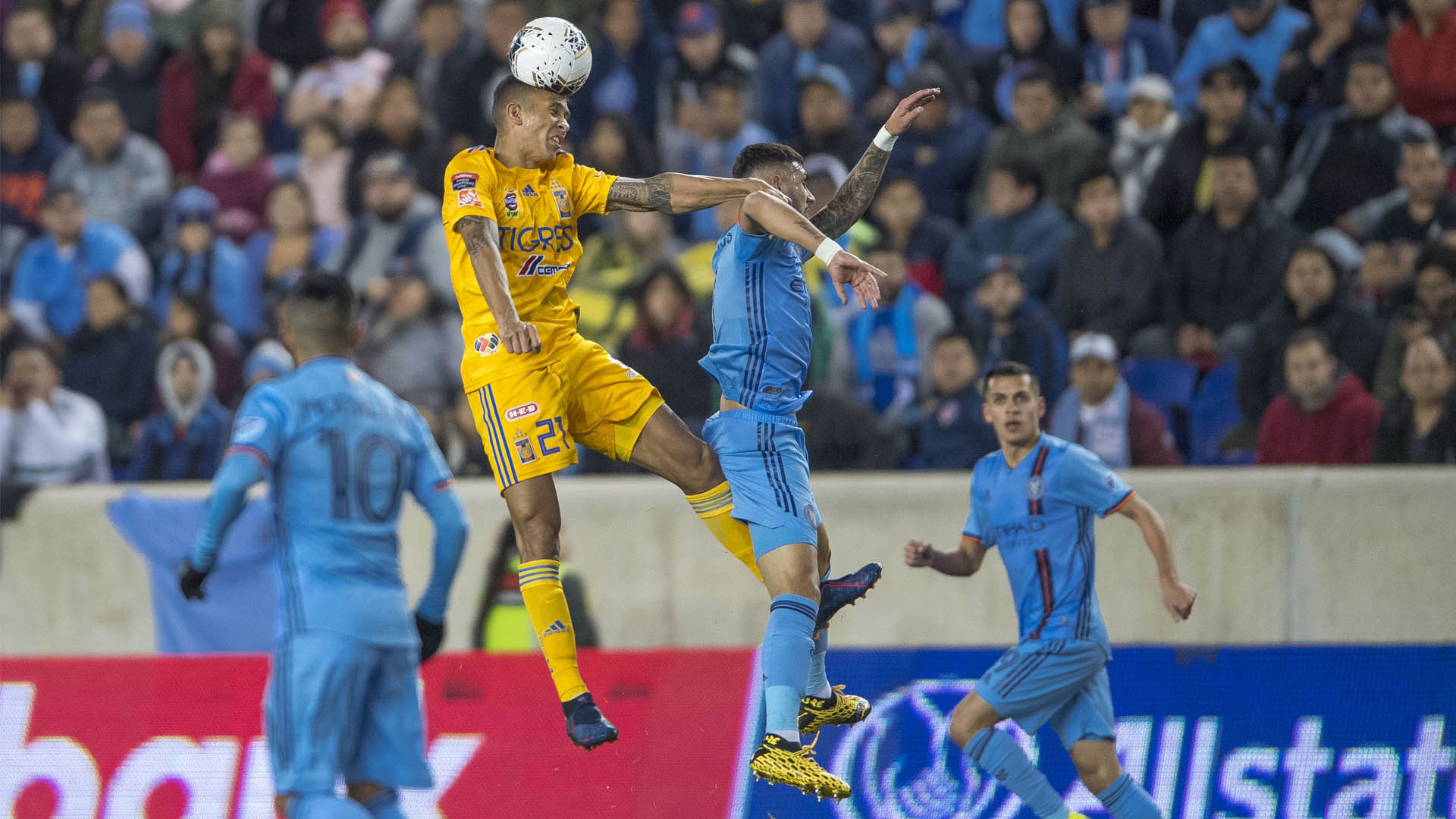 Tigres saca ventaja en NY en cuartos de Liga de Campeones de la Concacaf - tigres-partido-new-york-city-liga-concacaf-2
