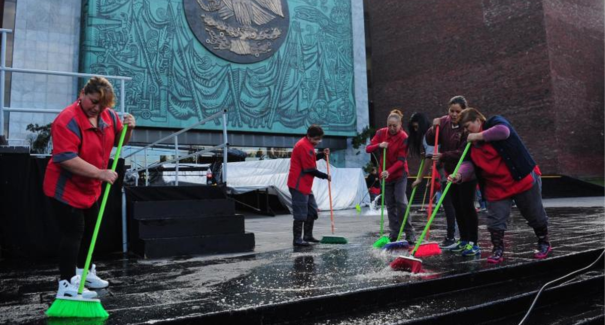 Dan base a 462 trabajadores de limpieza de la Cámara de Diputados