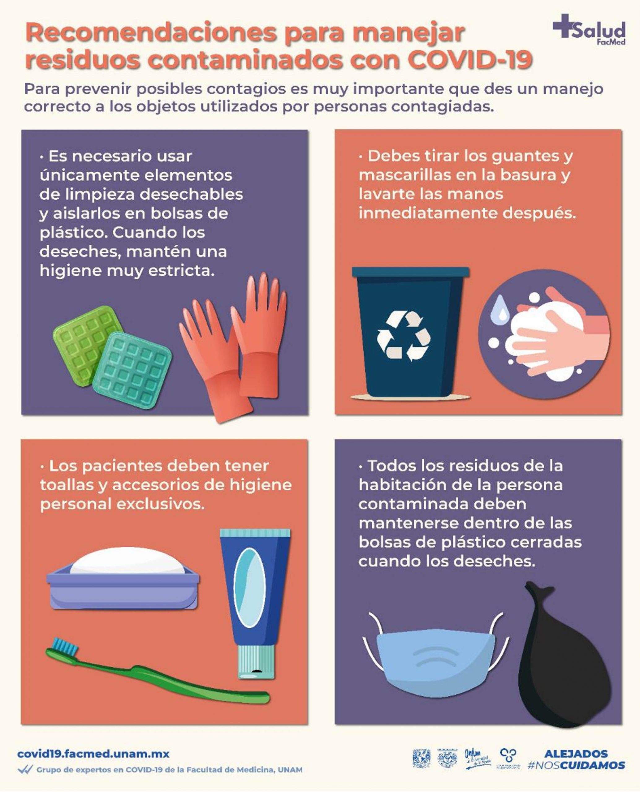 Recomiendan especialistas cuidados, limpieza y manejo de residuos en casa por COVID-19 - unam-covid19-coronavirus-3-scaled