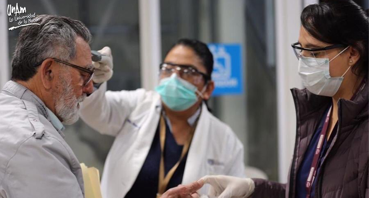 UNAM explica procedimiento de prueba de COVID-19
