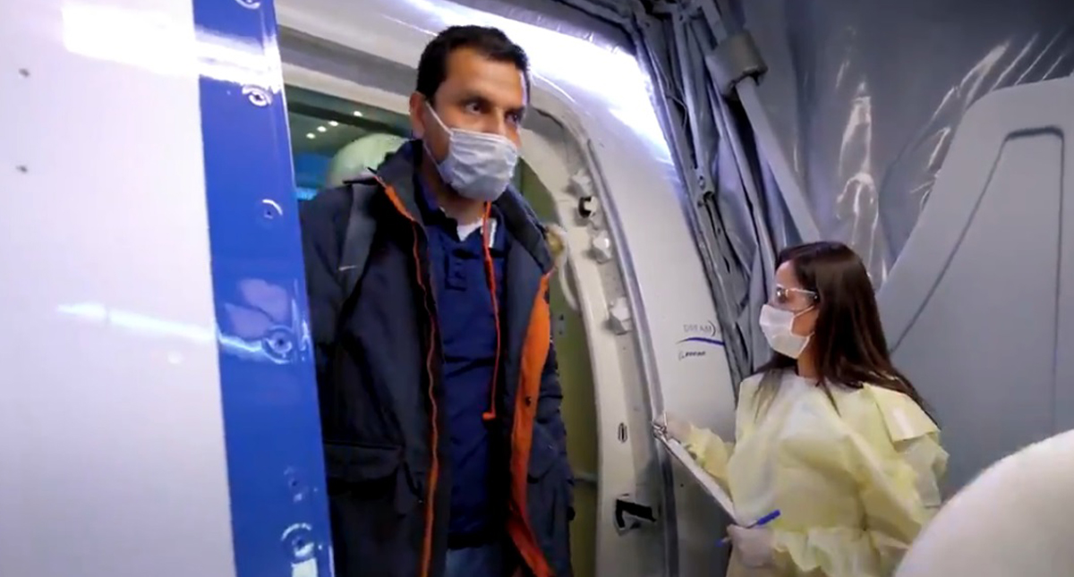 Descartan coronavirus en vuelo de Italia que aterrizó en la Ciudad de México