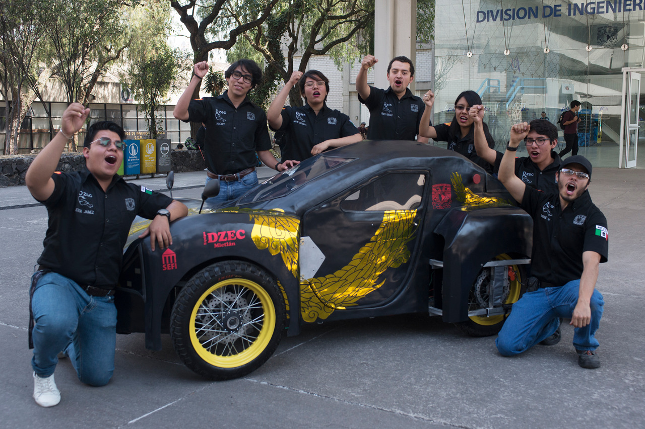 Estudiantes de la UNAM desarrollan vehículo eléctrico