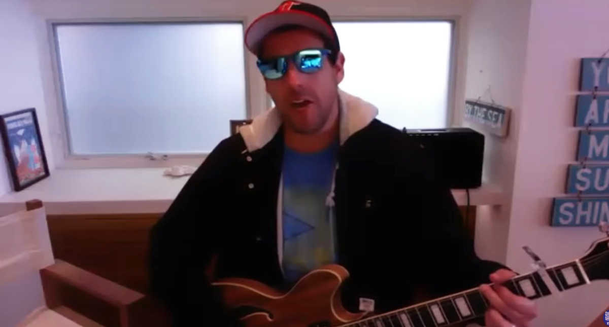 #Video Adam Sandler canta a médicos que luchan contra COVID-19