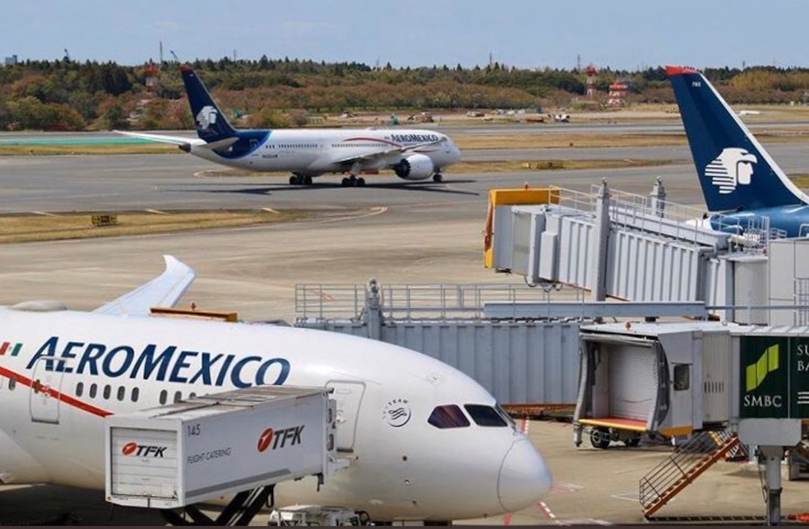 Aviones de Aeroméxico con insumos para COVID-19 entran a espacio aéreo mexicano
