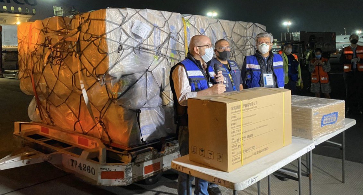 Llega quinto avión de Aeroméxico con insumos médicos - aeromexico-quinto-vuelo-insumos-medicos-covid-2