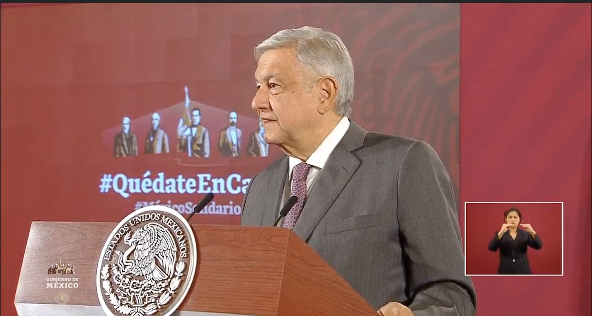 AMLO denuncia otra vez una campaña en su contra (14-04-2020)
