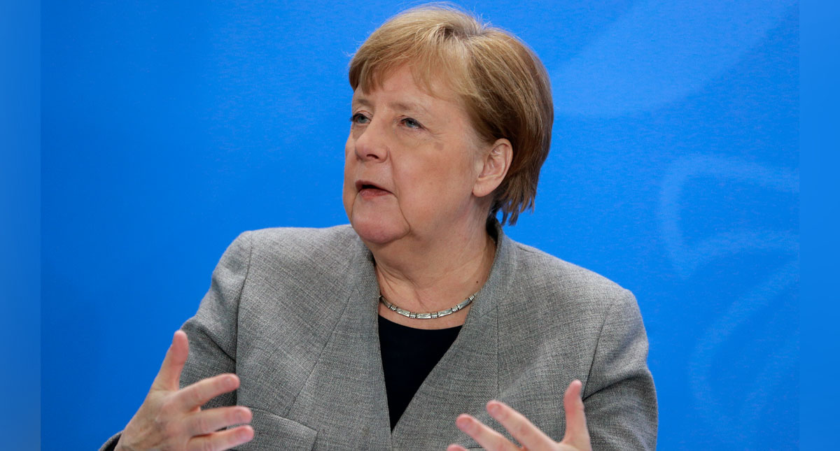Merkel defiende papel de la OMS en lucha contra COVID-19