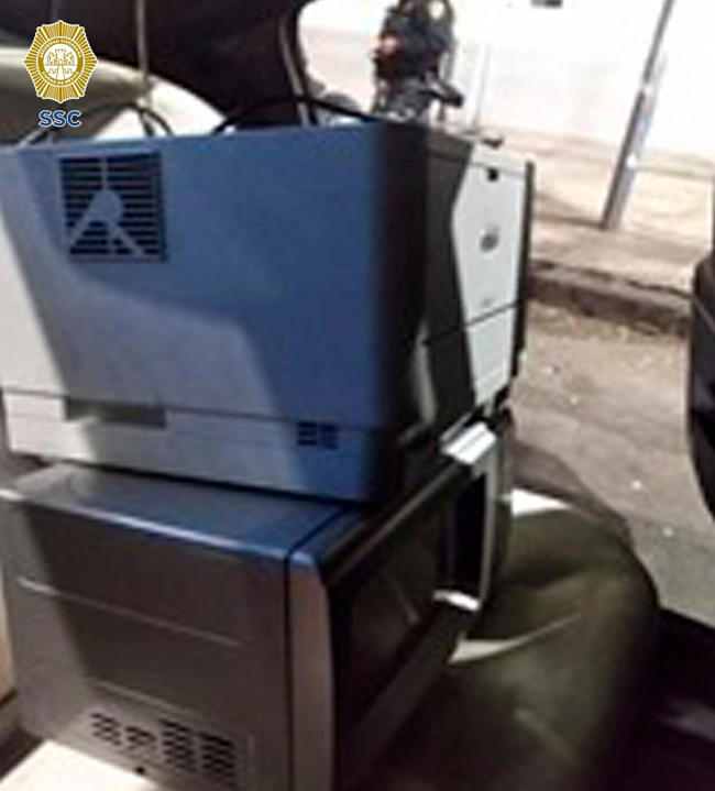 Frustran robo en Tribunal Superior de Justicia de la Ciudad de México - aparatos-que-intentaron-robar-del-tsj-cdmx