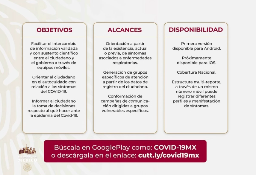 Salud presenta la aplicación COVID-19MX - aplicacion-covid-19-en-mexico