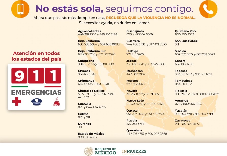 Urgen al gobierno medidas contra la violencia de género durante cuarentena - atencion-telefonica-para-casos-de-violencia-de-genero