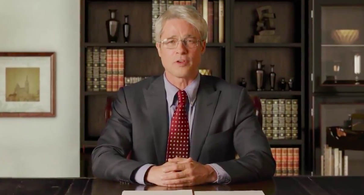 #Video Brad Pitt imita a Anthony Fauci y arremete contra Trump