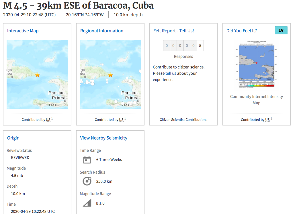 Sismo magnitud 4.5 sacude Cuba - captura-de-pantalla-2020-04-29-a-las-065224