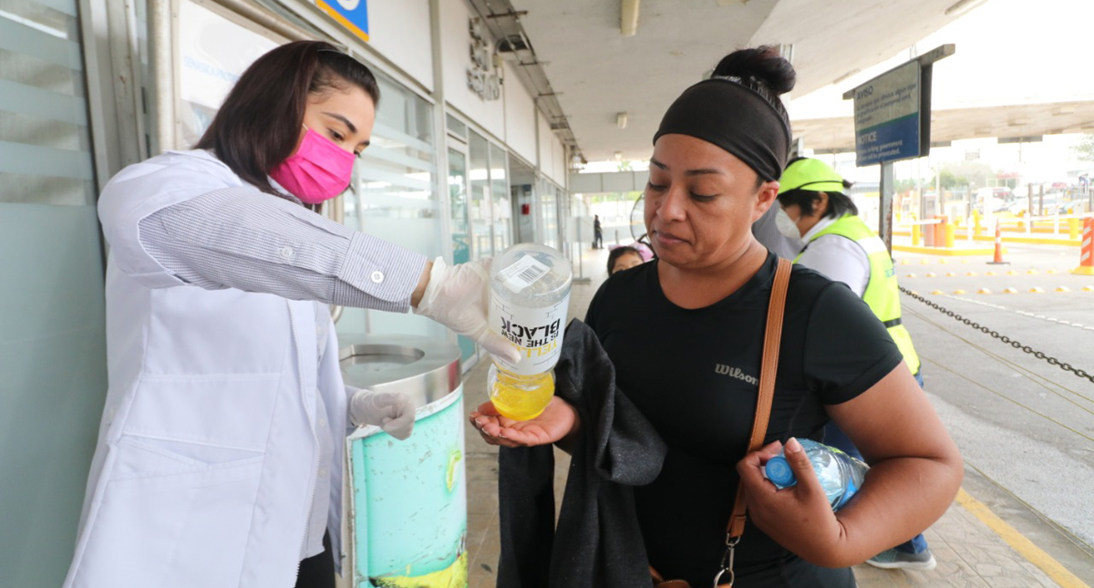 Matamoros instala filtro para impedir ingreso de personas con COVID-19 desde Texas - cerco-sanitario-a-quienes-cruzan-de-texas-a-matamoros