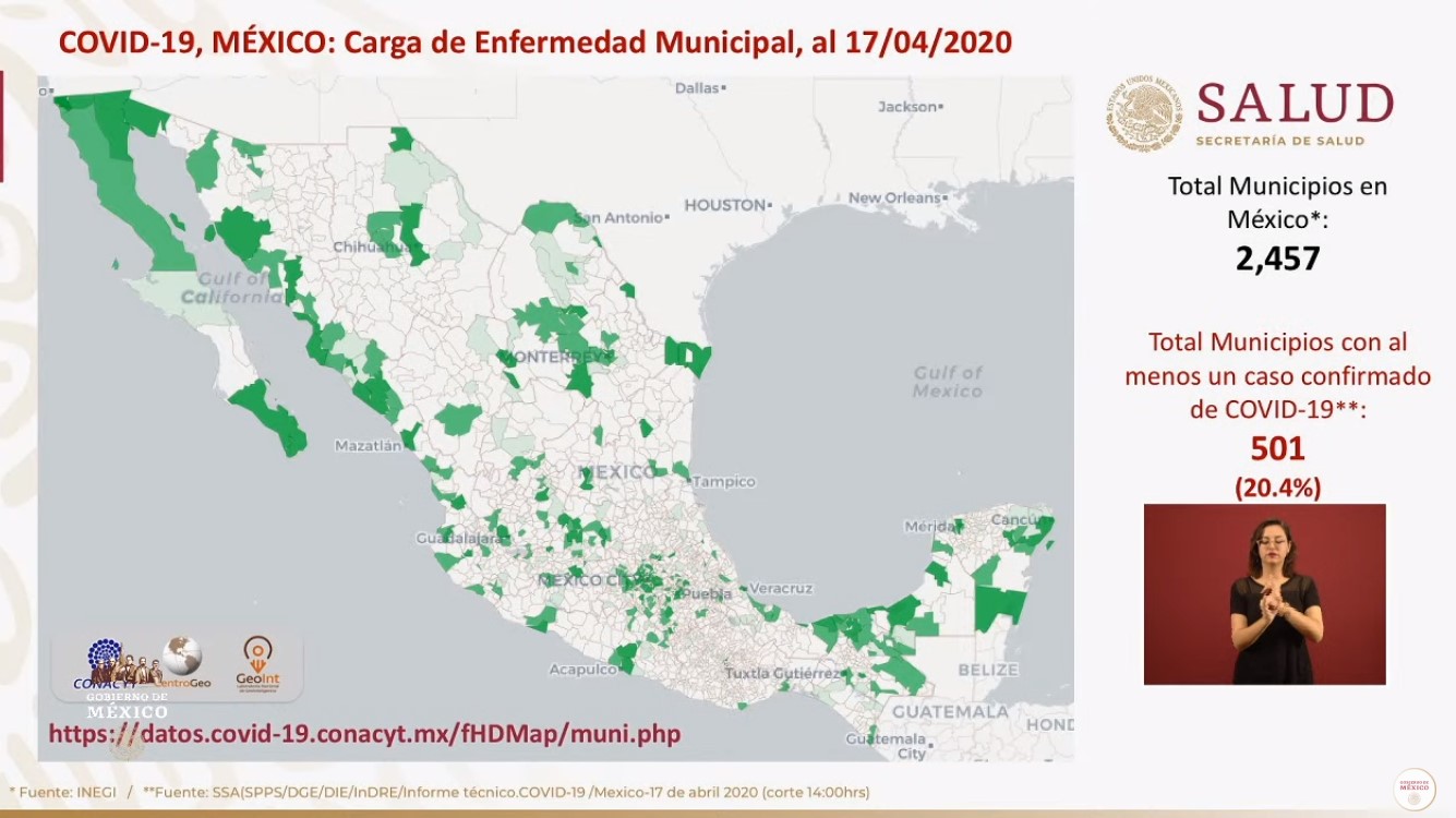 #Video Suman 6 mil 875 casos de COVID-19 en México; hay 546 defunciones - co170420202