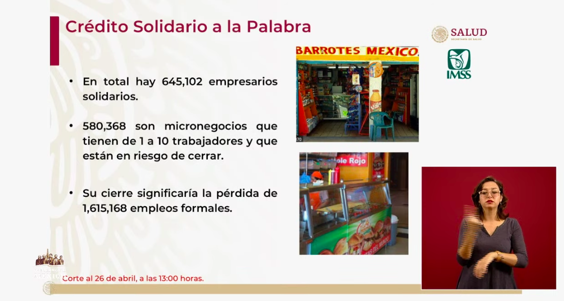 #Video Van 58 mil 326 registros para créditos a la palabra a Pymes, confirma el IMSS - creditos1