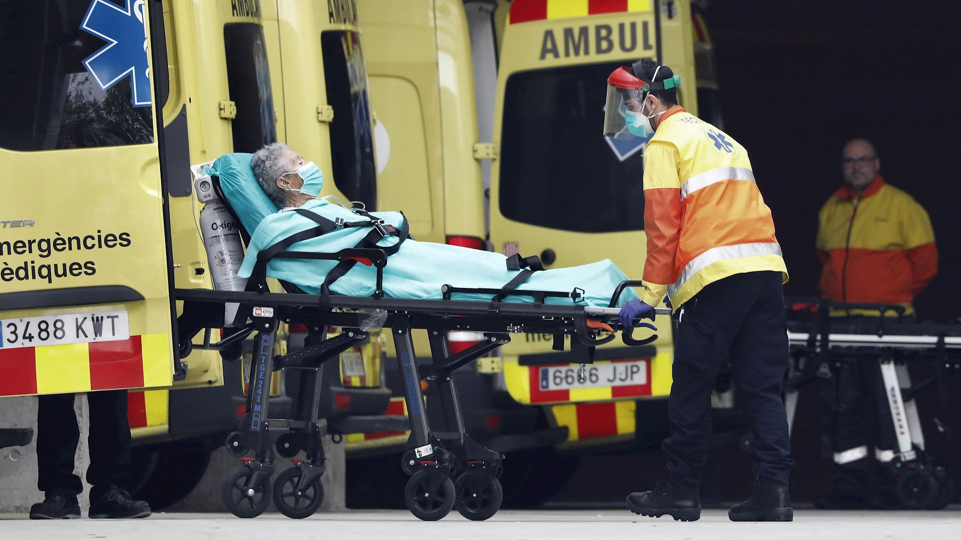 Registros de la evolución del COVID-19 en pacientes positivos