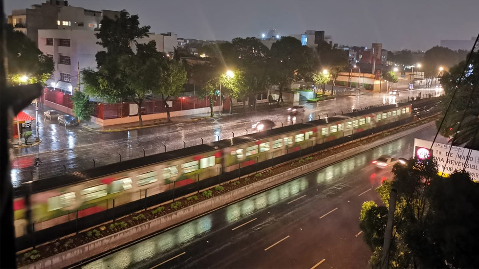 Granizada en la Ciudad de México