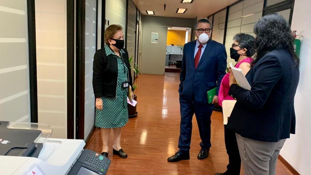 Horacio Duarte sostiene reunión con titular del SAT